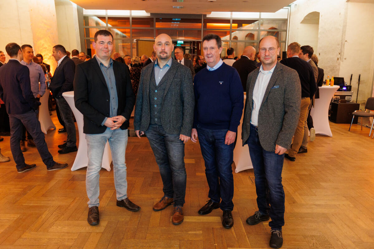 v.l.n.r.: Sebastian Tappe, Steffen Klieme, Henry Topp, Andreas Mattern