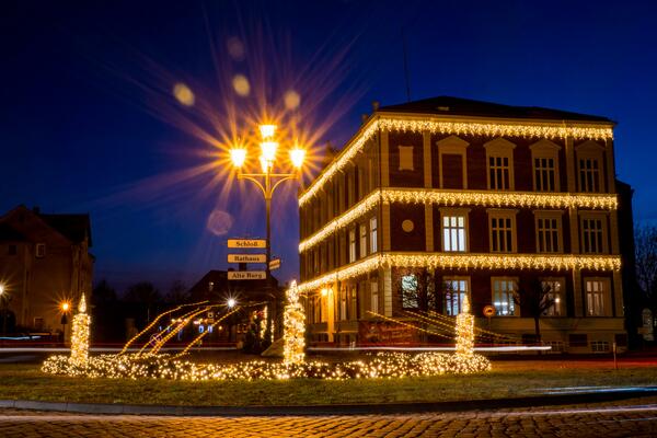 Weihnachtsbeleuchtung Neustadt-Glewe